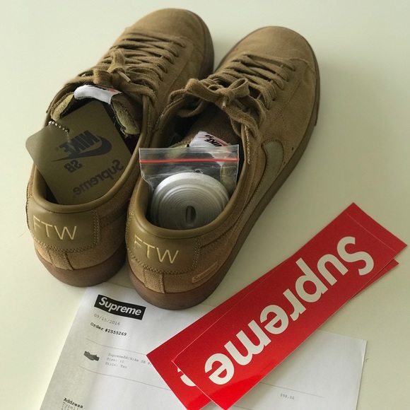 Supreme Nike Sb Blazer Low - Picture 3 of 4